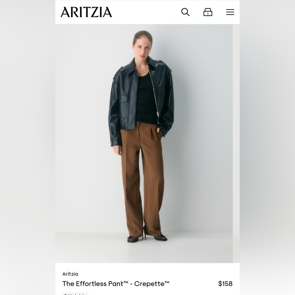 Wilfred Effortless pants ( cognac)